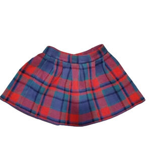 Plaid Christmas Skirt Girls Size 2T